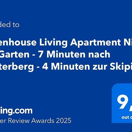 Greenhouse Living Apartment Nivis Mit Garten - 4 Minuten Nach Winterberg - Wandern, Mountainbike Fahren - Natur Geniessen Medebach Exterior photo